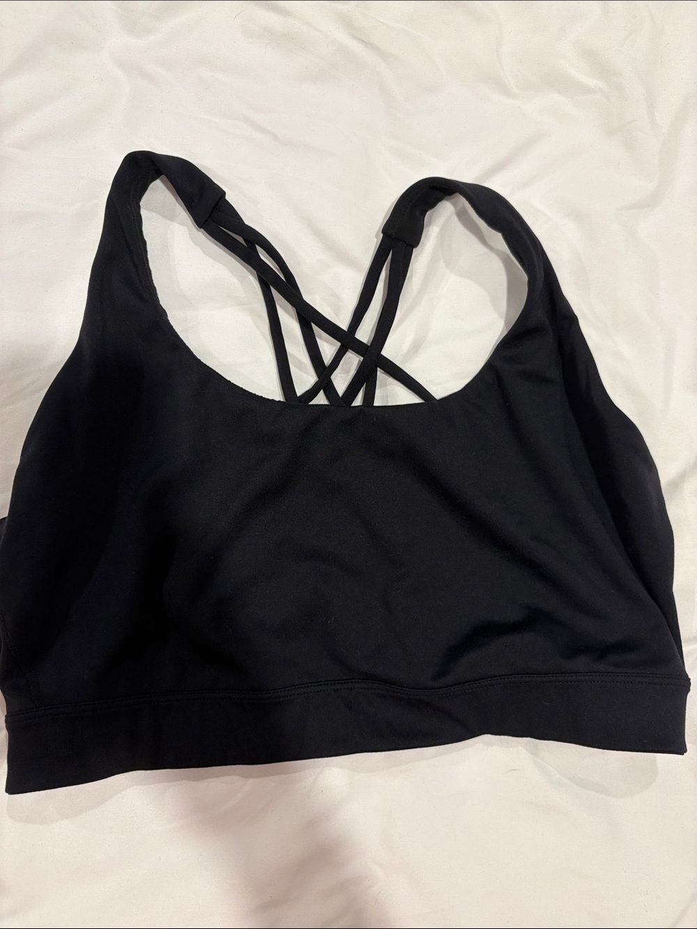 Victoria's Secret Black Crisscross Back Sports Bra